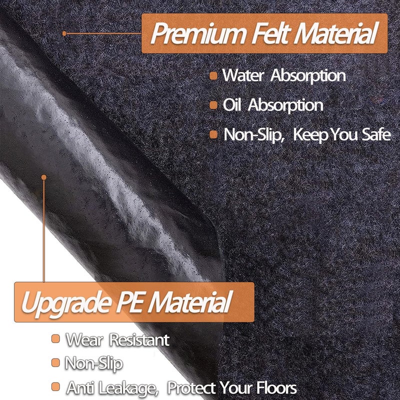 Ahpuhtan 8.2 x 6 FT Outdoor Storage Shed Mat, Waterproof Storage Shed Flooring Mat, Anti-Slip Patio Furniture Floor Scratch Prevention Mat, Dustproof Outdoor Carport Mat… - Image 4